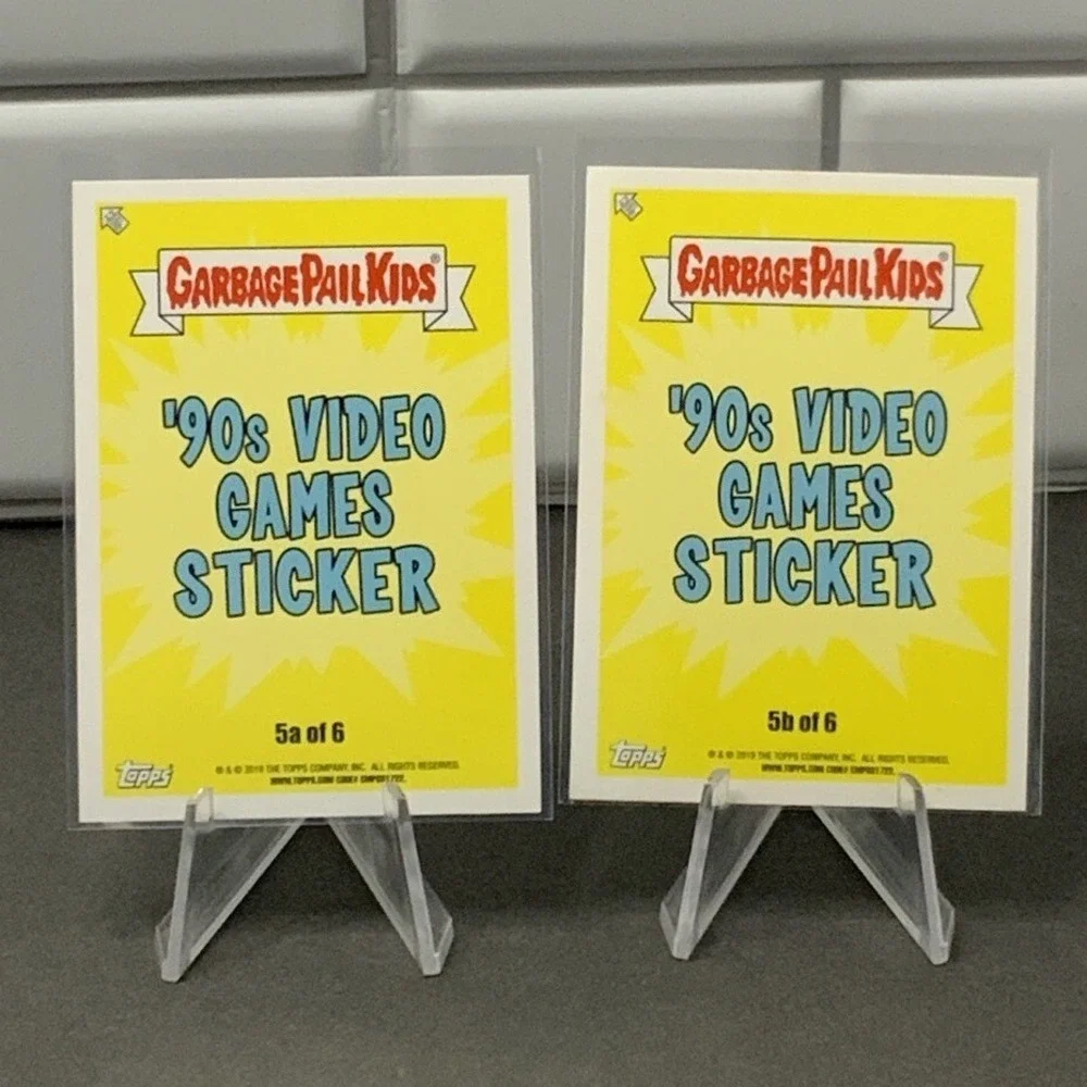 Nintendo‎ 64 Super Mario Bros Mario Kart Spoof 2 Card Set 2019 Garbage Pail Kids